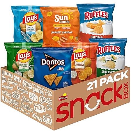 [SnS, AC] $16.26 | 2 × 21-Count Frito Lay Variety Pack of Chips (Tangy Favorites Mix) ($8.13 each) at Amazon
