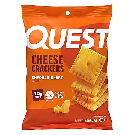 [SnS, AC] $16.29* | 12-Pack 1.06-Oz Quest Cheese Crackers (Cheddar Blast) at Amazon ($1.36 each)