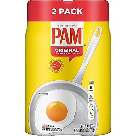 $6.48* | 2-Pack 12-Oz PAM Original No-Stick Cooking Spray at Amazon