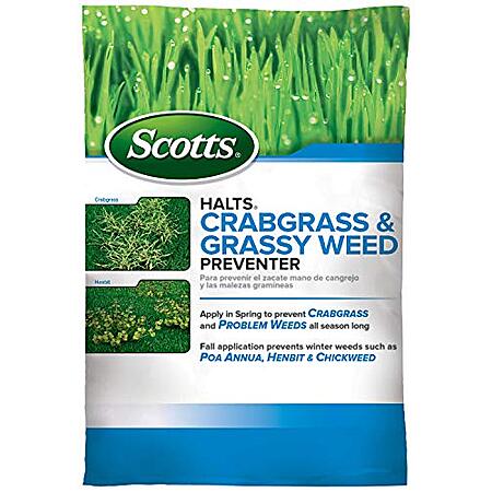 $31.49* | 20.12-Lbs Scotts Crabgrass & Grassy Weed Preventer (covers 10,000 sq ft) at Amazon