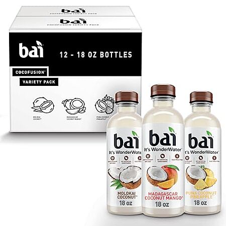[SnS] $14.23 | 12-Pack 18-Oz Bai Antioxidant Infused Water Beverage (Coconut Variety Pack) at Amazon ($1.19 each)