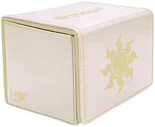 $12.99 | Ultra Pro - Mana 8 Alcove Edge Deck Box - Plains for Magic: The Gathering, Store & Protect up to 100 Standard Size MTG Cards at Amazon