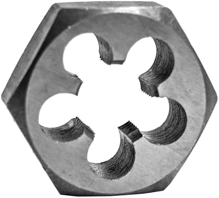 $3.99 | Century Drill & Tool 96209 High Carbon Steel Fractional Hexagon Die, 1/2-13 NC at Amazon