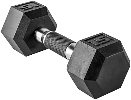 $14.04 | 15-Lbs CAP Barbell Coated Hex Dumbbell Weight - Single at Amazon