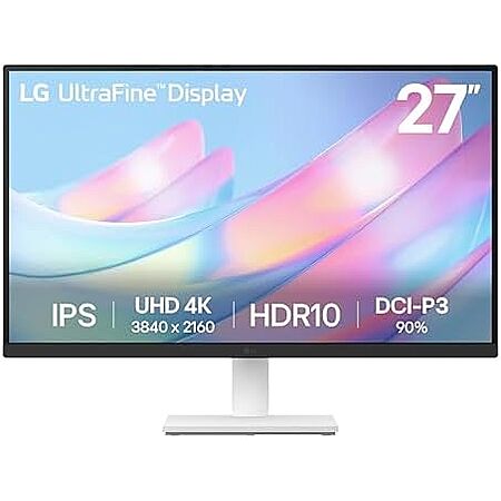 $176.99* | 27" LG UltraFine 4K UHD HDR10 IPS Monitor at Amazon
