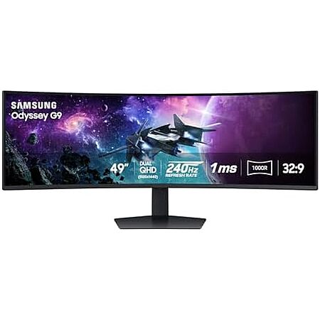 $699.99 | 49″ SAMSUNG Odyssey G9 Series DQHD 1000R Curved Gaming Monitor, 240Hz, 1ms (G95C) + Resident Evil Requiem at Amazon