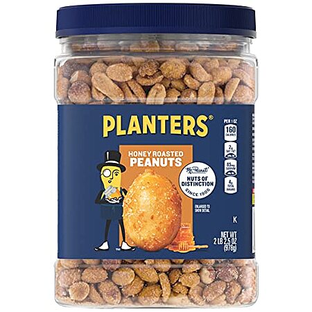 [SnS, AC] $20.77 | 6-Pack 34.5-Oz Planters Peanuts (Honey Roasted) at Amazon ($3.46 each)