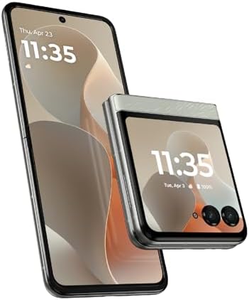 [AC, YMMV] $315.52* | Motorola Razr 2025 | Unlocked | Made for US 8/256GB | 50MP Camera | Pantone Lightest Sky (with Trade-in) at Amazon