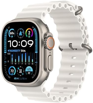$406.97* | Refurb/Excellent: 49mm Apple Watch Ultra 2 GPS + Cellular Smartwatch (Titanium/White) at Amazon