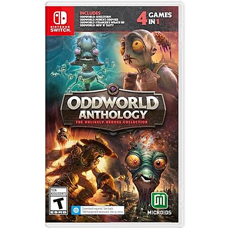 $32.49* | Oddworld Anthology: The Unlikely Heroes 4-Game Collection (Nintendo Switch) at Amazon