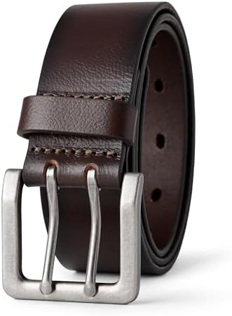 $13.46* | Amazon Essentials Men's Double Prong Leather Belt (Various Sizes/Colors) at Amazon