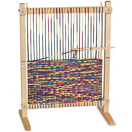 $18.59 | Melissa & Doug Wooden Multi-Craft Weaving Loom at Amazon