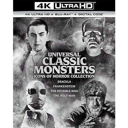 $29.99 | Universal Classic Monsters: Icons of Horror Collection (4K Ultra HD + Blu-ray + Digital 4K) at Amazon