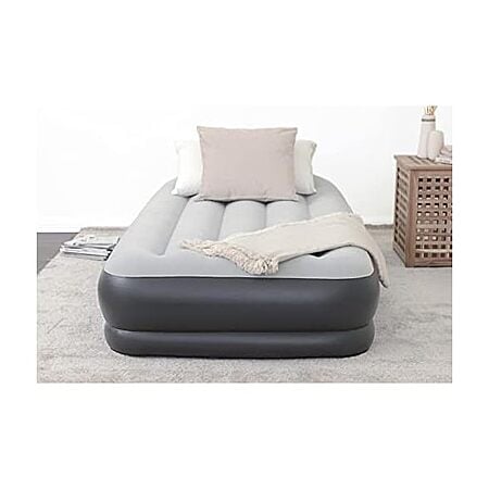 $14.99 | SLEEPLUX Durable Inflatable Air Mattress with Built-in Pump, Pillow and USB Charger, Twin at Woot!