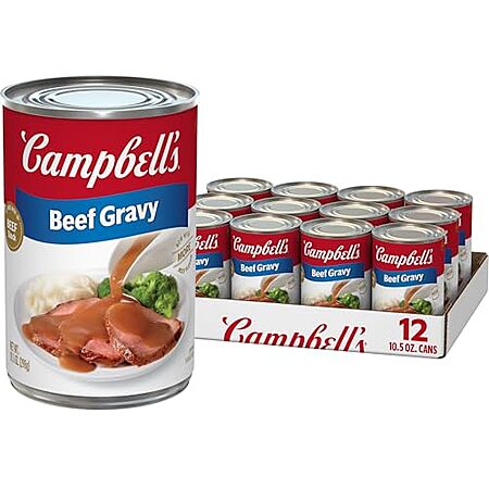 [SnS] $11.40 | 12-Pack 10.5-Oz Campbell's Beef Gravy at Amazon