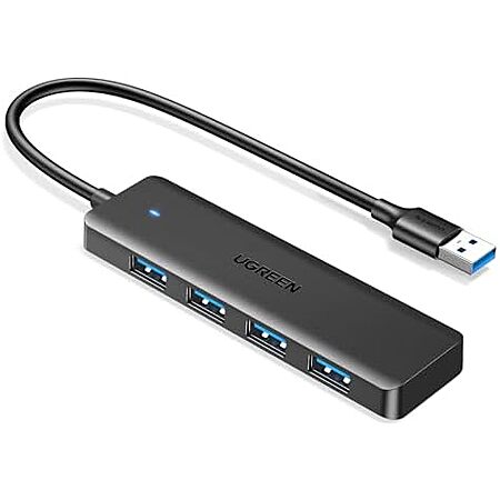 [Prime, AC] $6.29* | UGREEN 4-Port USB 3.0 5Gbps Type-A Expander Hub w/ 6" Cord at Amazon