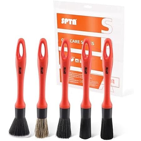$9.55* | 5-Pack SPTA Car Detailing Brush Set at Amazon