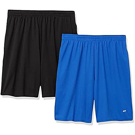 from $7.21* | 2-Pk Men's Amazon Essentials Athletic Basketball Training Shorts (various sizes) at Amazon