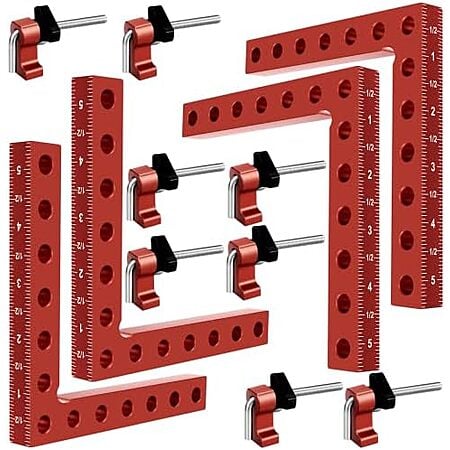 $25.73 | 90 Degree Clamp, Cabinet Clamp, 5.5" x 5.5"(14 x 14cm) at Amazon