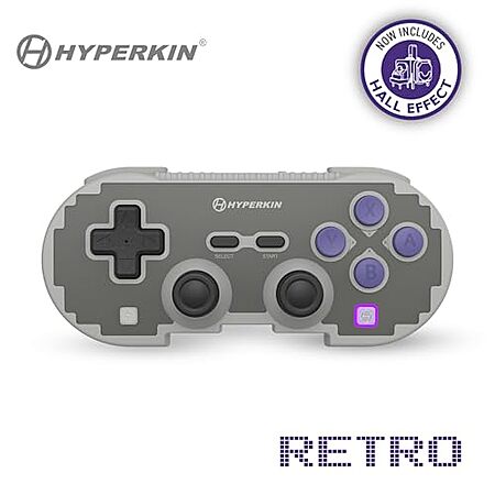$28.61 | Hyperkin Retro Pixel Art Wireless Gaming Controller with Hall Effect Joystick at Amazon