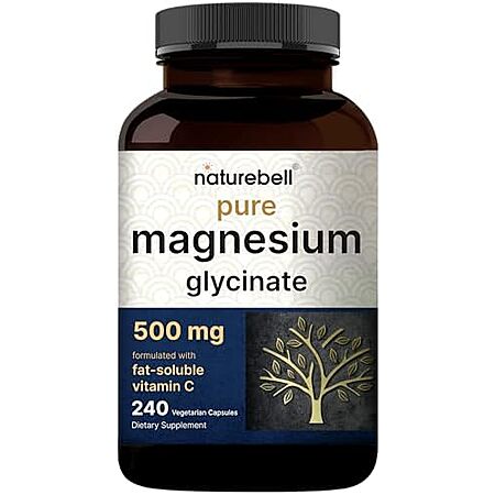 [SnS, AC] $11.17* | 240-Count NatureBell Magnesium Glycinate 500mg Capsules at Amazon