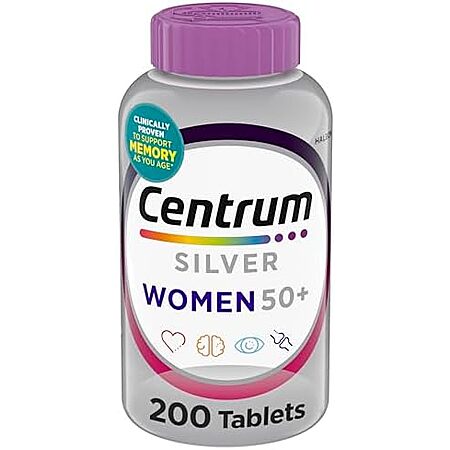[SnS, AC] $8.58* | 200-Count Centrum Silver Women's 50+ Multivitamin Tablets at Amazon