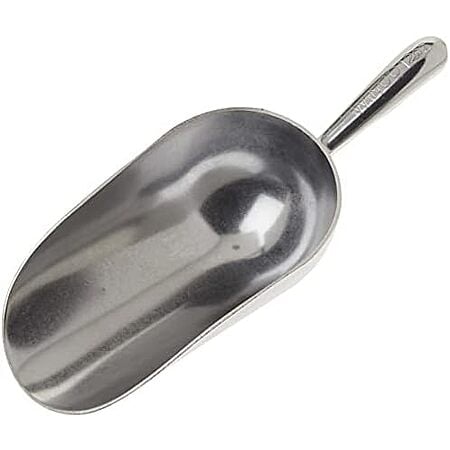 $3.16 | Winco Aluminum Utility Scoop, 12-Ounce, Medium at Amazon