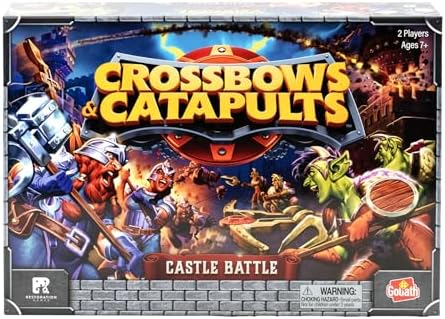 $12.84* | Goliath Crossbows & Catapults Castle Battle Tabletop Game at Amazon