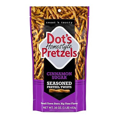 [SnS, AC] $3.04 | 16-Oz Dot's Homestyle Pretzels Seasoned Pretzel Twists (Cinnamon Sugar) at Amazon