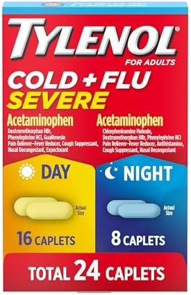 [SnS, AC] $5* | 24-ct Tylenol Cold + Flu Severe Day & Night Caplets Combo Pack at Amazon