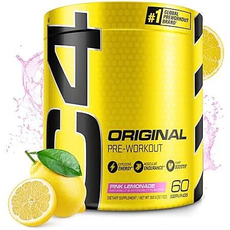 [SnS, AC] $17.99* | 60-Servings Cellucor C4 Original Pre Workout Powder (Pink Lemonade) at Amazon