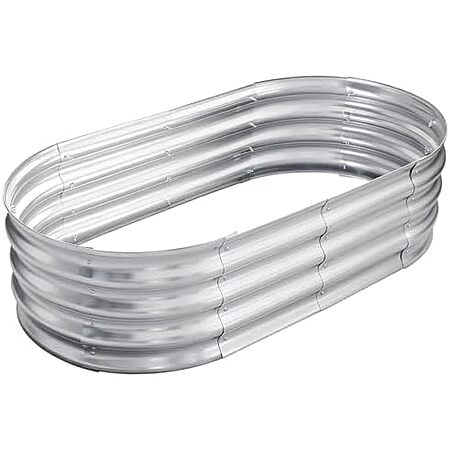 $21.98* | 4'x2'x1' TATAANTY Galvanized Raised Garden Bed at Amazon