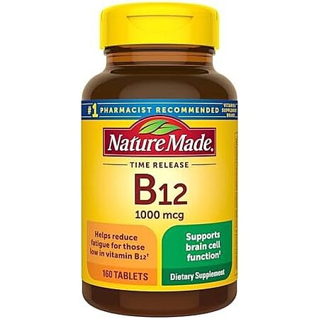 [SnS, AC] $5 | 160-Count Nature Made Vitamin B12 1000 mcg at Amazon