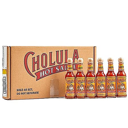 [SnS] $11.27* | 6-Count 5-Oz Cholula Original Hot Sauce at Amazon