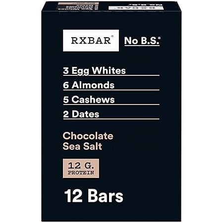 [SnS, AC] $12.28 | 12-Pack 1.83-Oz RXBAR Protein Bars (Chocolate Sea Salt) at Amazon ($1.02 each)