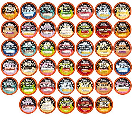 [SnS, AC] $12.80* | 40-Count Java Factory Flavored Coffee Pods Compatible with K Cup Brewers (Variety Pack) at Amazon