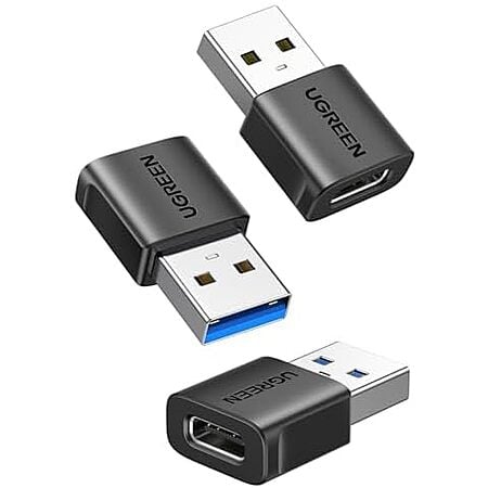 $6.51* | 3-Pack UGREEN 10Gbps USB-C Female to USB 3.0 Male Adapters at Amazon