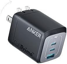 $34.99* | Anker Prime 67W 3-Port (2x USB-C + 1x USB-A) GaN Compact Fast Wall Charger at Amazon