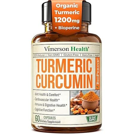 [SnS, AC] $9.70* | 60-Count Vimerson Health 1200mg Turmeric Curcumin & Black Pepper Supplement at Amazon