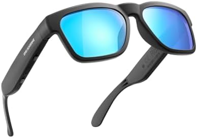 [Lightning Deal] $9.59* | OhO Smart Polarized Sunglasses w/ Bluetooth Speaker (Mirror Blue Lens) at Amazon