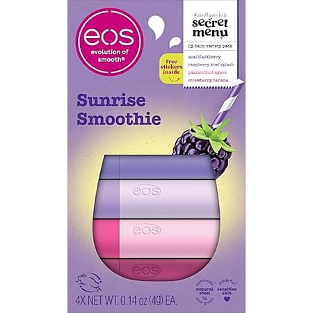 [SnS, AC] $7.42 | 2 × eos Flavor Lab Secret Menu Lip Balm Gift Set ($3.71 each) at Amazon