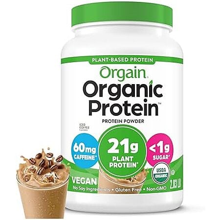 [SnS, AC] $16.26* | 2.03-Pound Orgain Organic Vegan Protein Powder (Iced Coffee) at Amazon