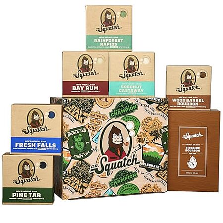 [Prime, SnS] $20.20* | 7-Piece Dr. Squatch Men’s Soap & Cologne Bundle at Amazon