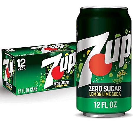 [SnS] $4.75* | 12-Pk 12-Oz 7UP Zero Sugar Lemon Lime Soda at Amazon (39.6￠ each)