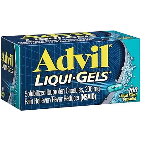 [SnS, AC] $5.89* | 160-Ct Advil Liqui-Gels 200mg Ibuprofen Capsules at Amazon