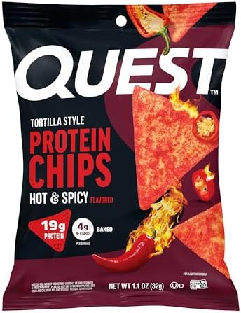 [SnS, AC] $18.90* | 12-pk 1.1-oz Quest Nutrition Tortilla Style Protein Chips (Hot & Spicy) at Amazon