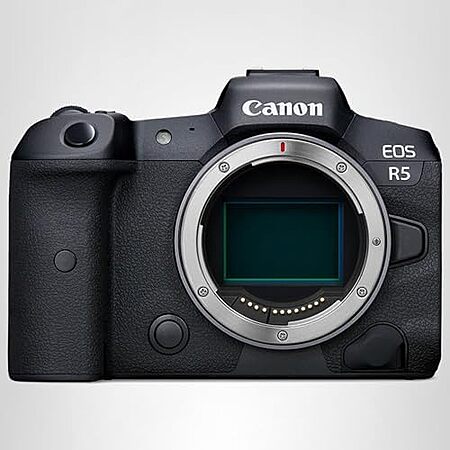 $2599 | Canon EOS R5 Mirrorless Camera (Body Only) at Amazon