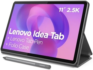 Lenovo Idea Tab Tablet: 11" 2.5K Touch, MediaTek 6300, 8GB RAM, 256GB UFS, Tab Pen