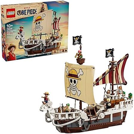 1376-Pc LEGO Netflix One Piece The Going Merry Pirate Ship Building Set
