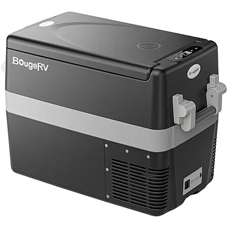 42-Qt BougeRV 12V/24V DC 110~240V AC Portable Car Fridge